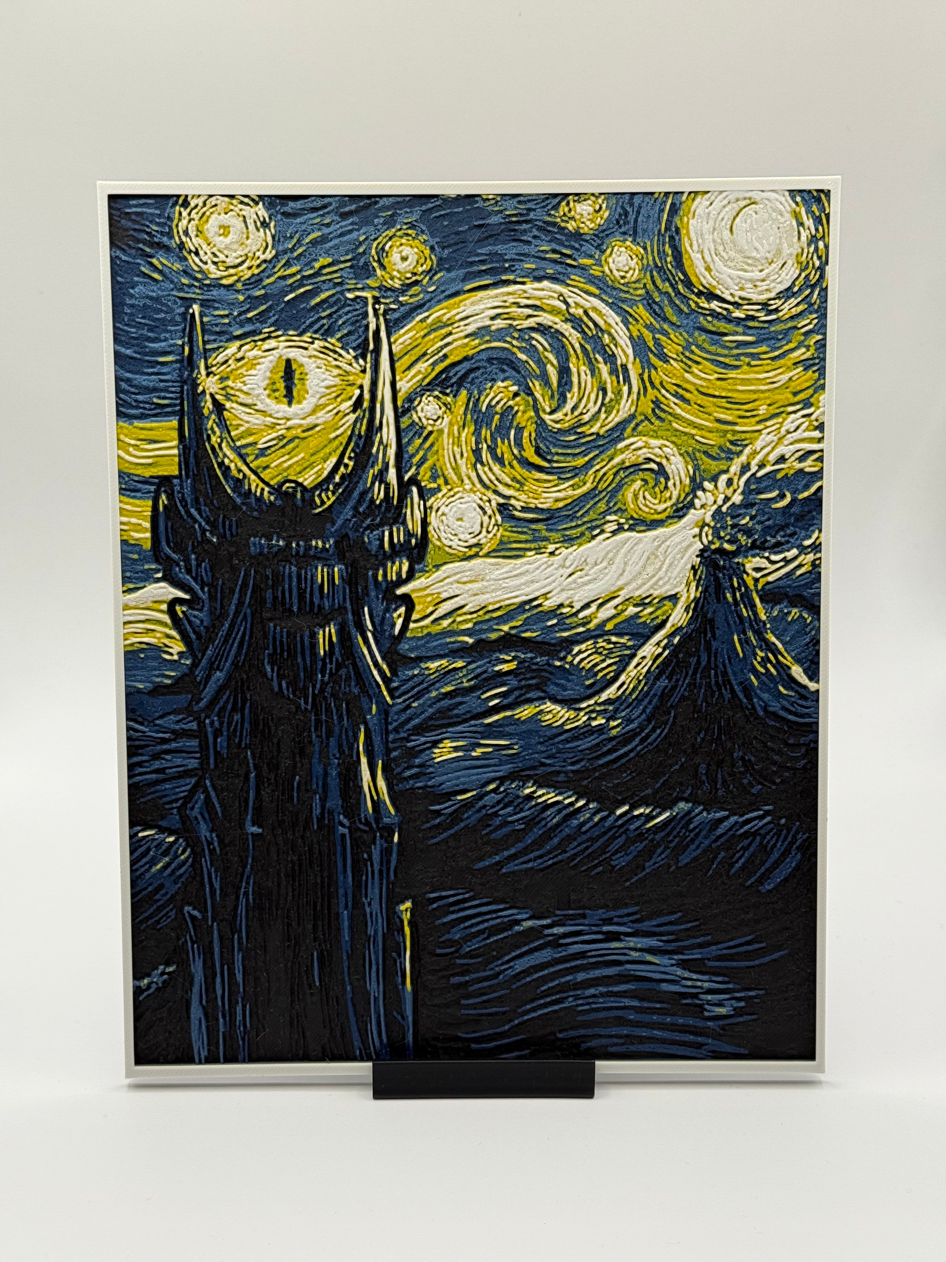 Starry Night of Mordor Hueforge Plate