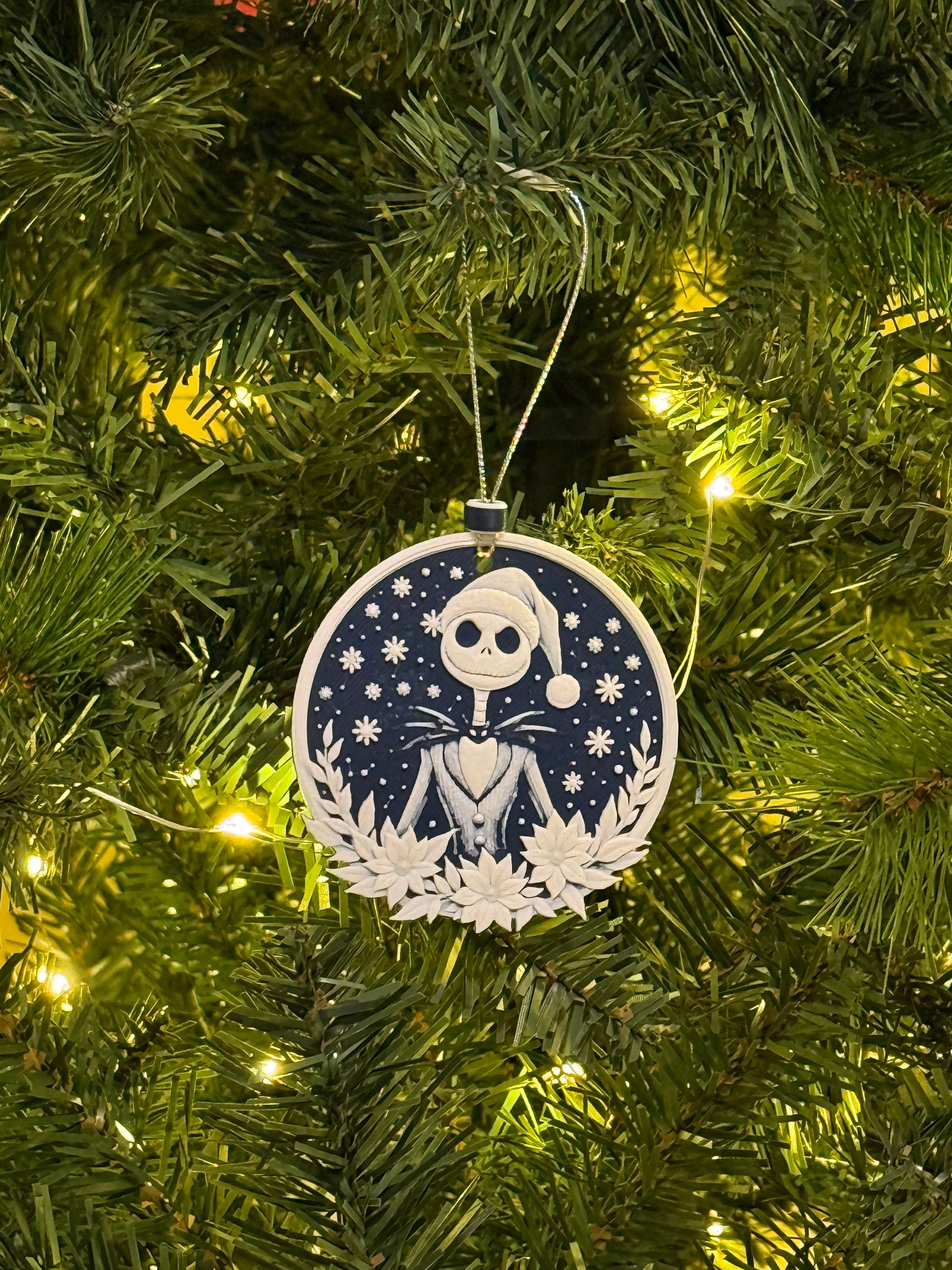 Jack Skellington Santa Ornament